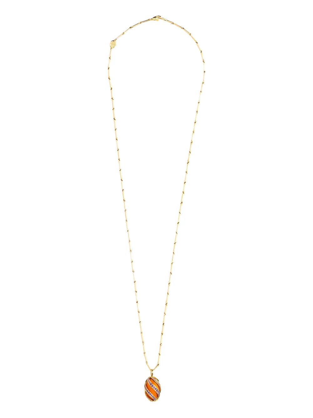Armiss 18kt yellow gold Uova amethyst necklace - ゴールドトーン Armiss 18kt yellow gold Uova amethyst necklace - ゴールドトーン
