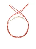 Lisa O 9K yellow gold Na Gioia diamond bracelet - Red