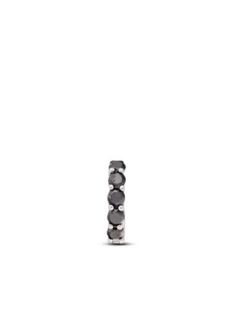 Munnu The Gem Palace 18kt white gold hoop diamond earring