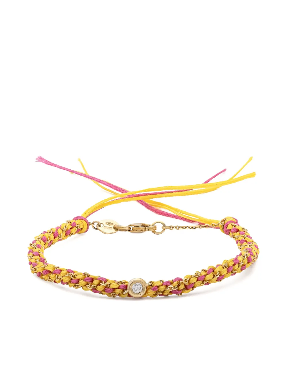 Lisa O 9kt yellow gold Na Gioia diamond bracelet | Demi-Fine Jewelry | Image 2