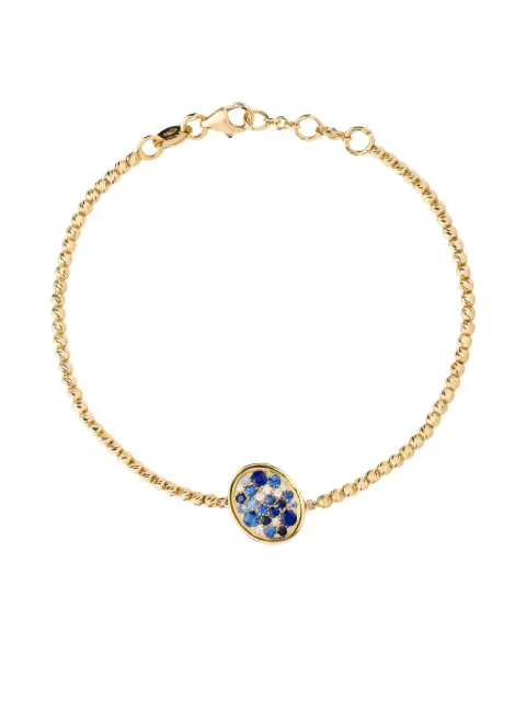 Armiss 18K yellow gold Diamantine diamond and sapphire bracelet