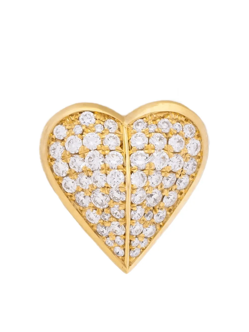 Peruffo 18K yellow gold diamond stud earring | Gold | Image 1