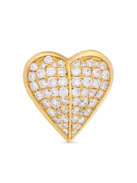 Peruffo 18K yellow gold diamond stud earring