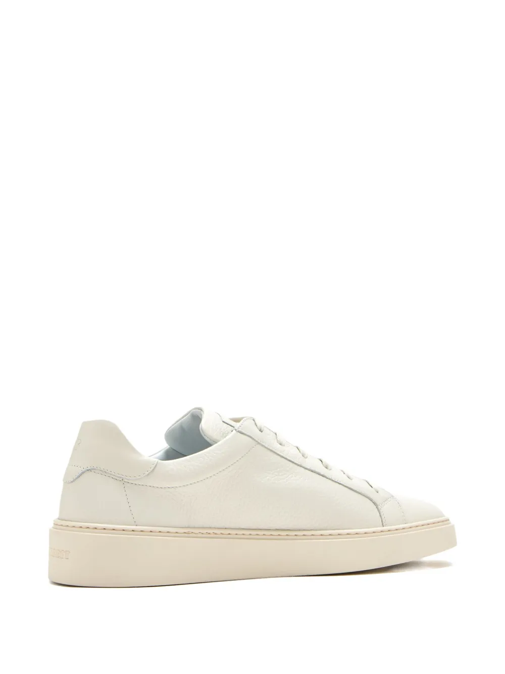 Barrett leather lace-up low-top sneakers Neutrals
