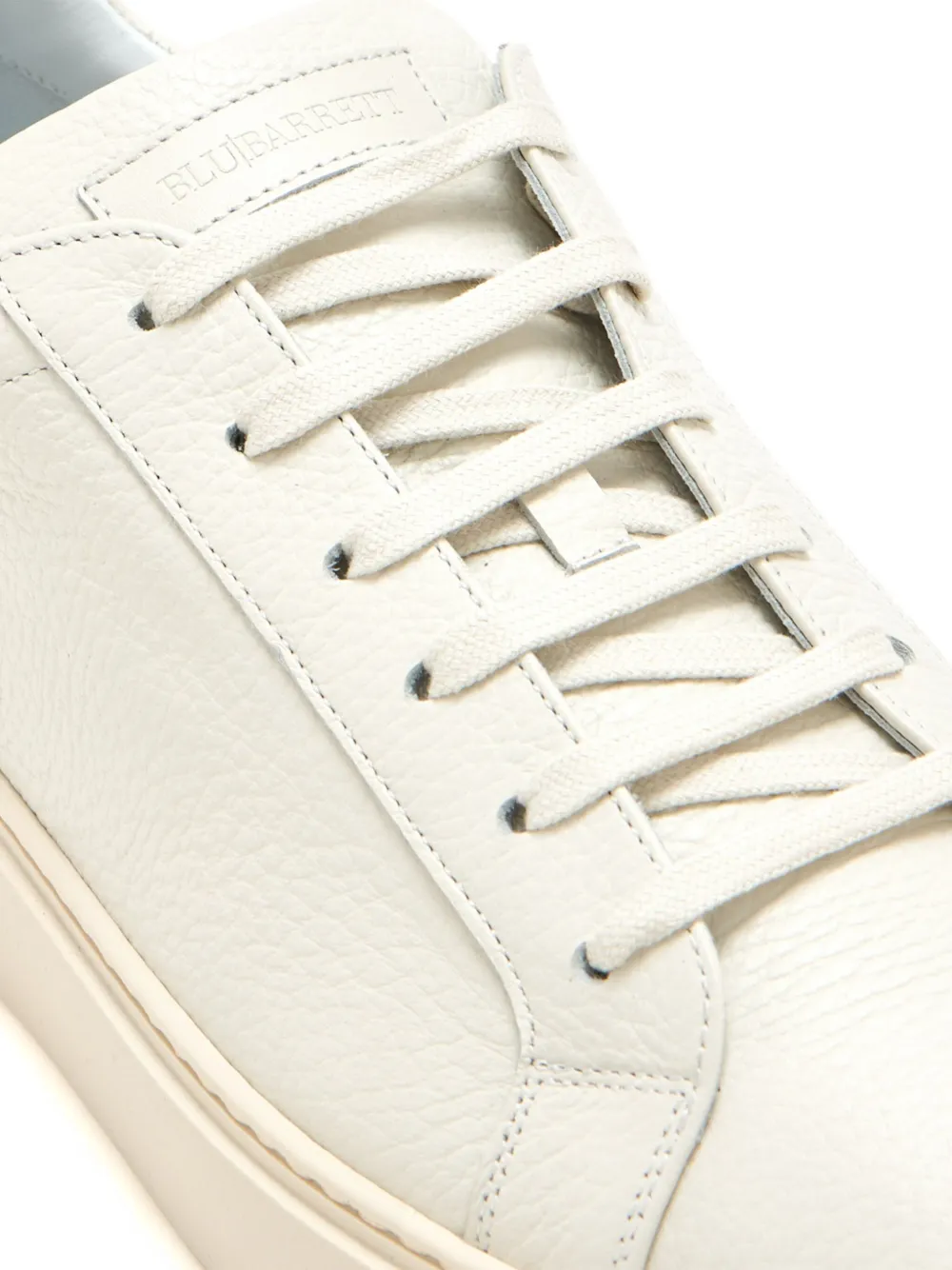 Barrett leather lace-up low-top sneakers Neutrals