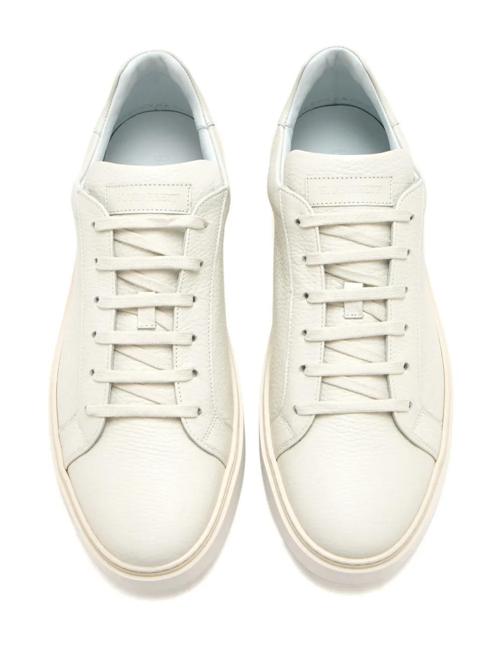 Barrett leather lace-up low-top sneakers Neutrals