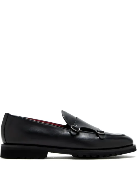 Barrett double-buckle leather monk shoes