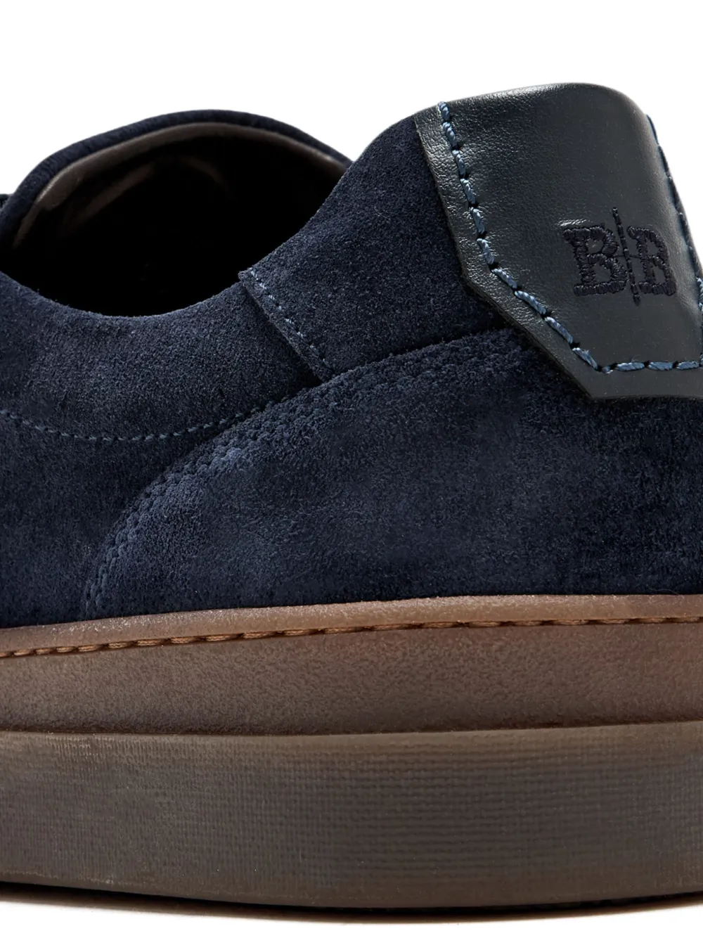 Barrett Suede Leather Low-top Sneakers In Blue