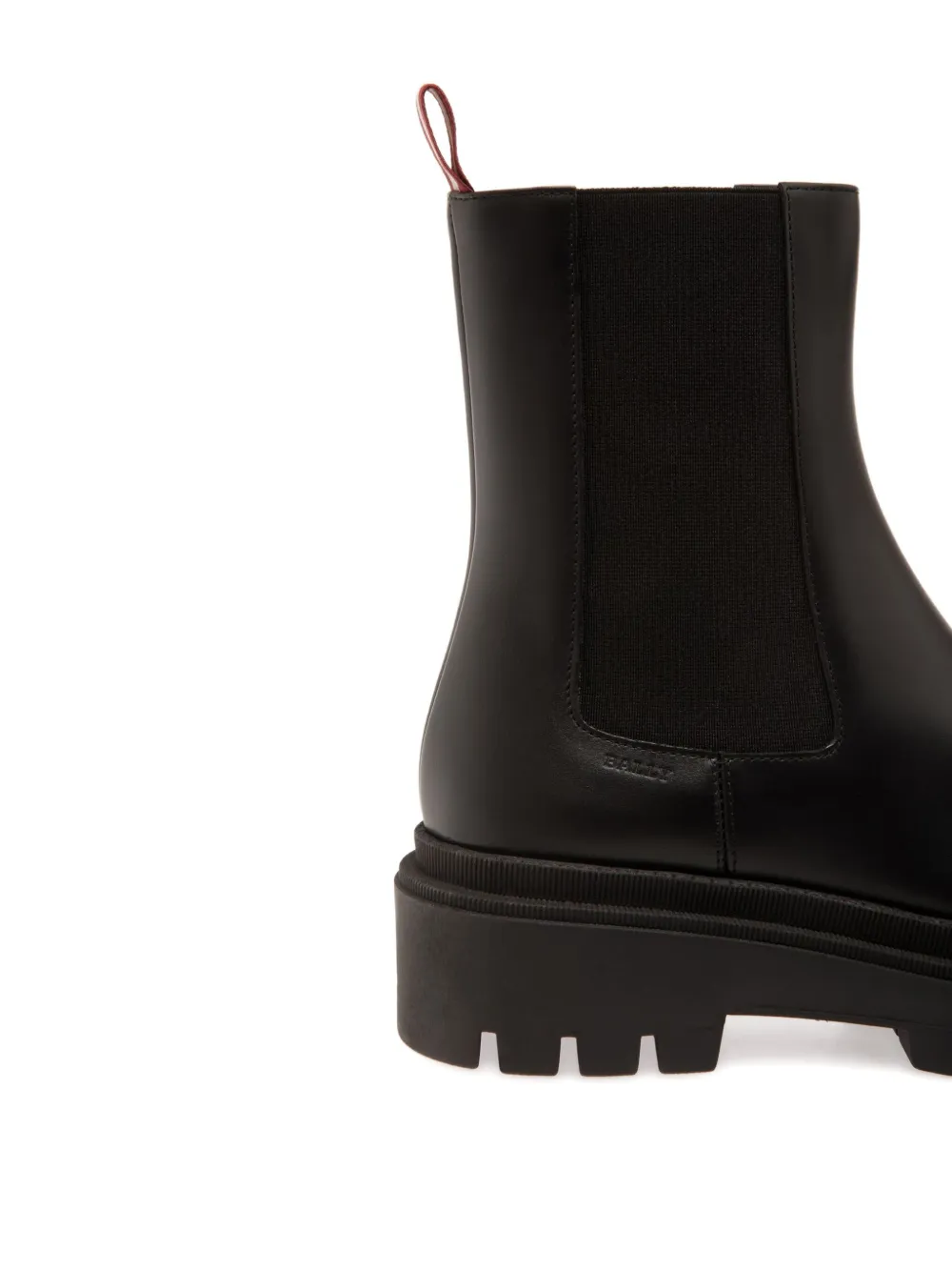 Bally leather platform Chelsea boots Black