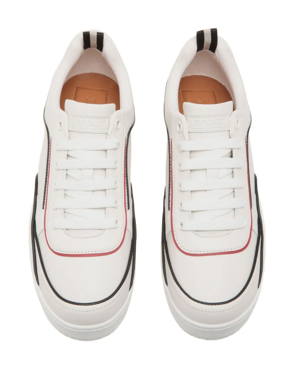 Bally piping-detail sneakers White
