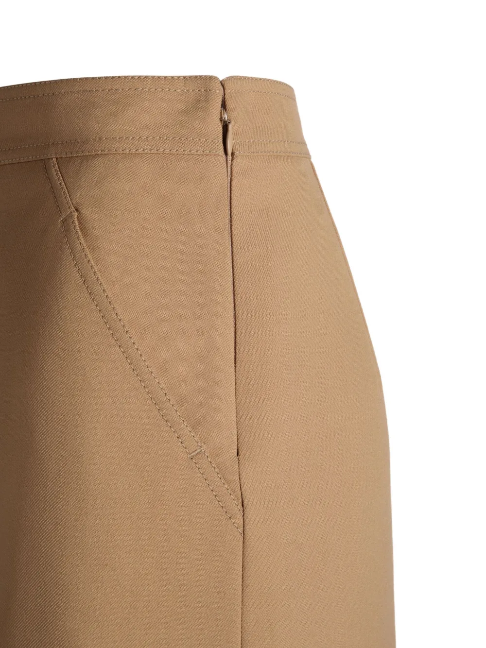 Bally pocket-detail straight skirt Beige