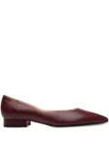 Bally leather pointed-toe pumps - Red