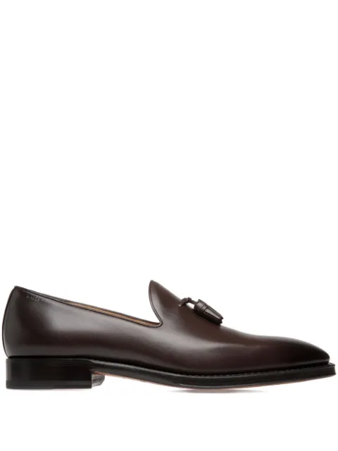 Bally tassel leather loafers
