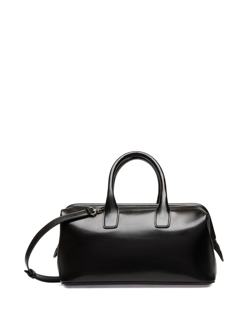 Bally Belle top handle leather bag Zwart