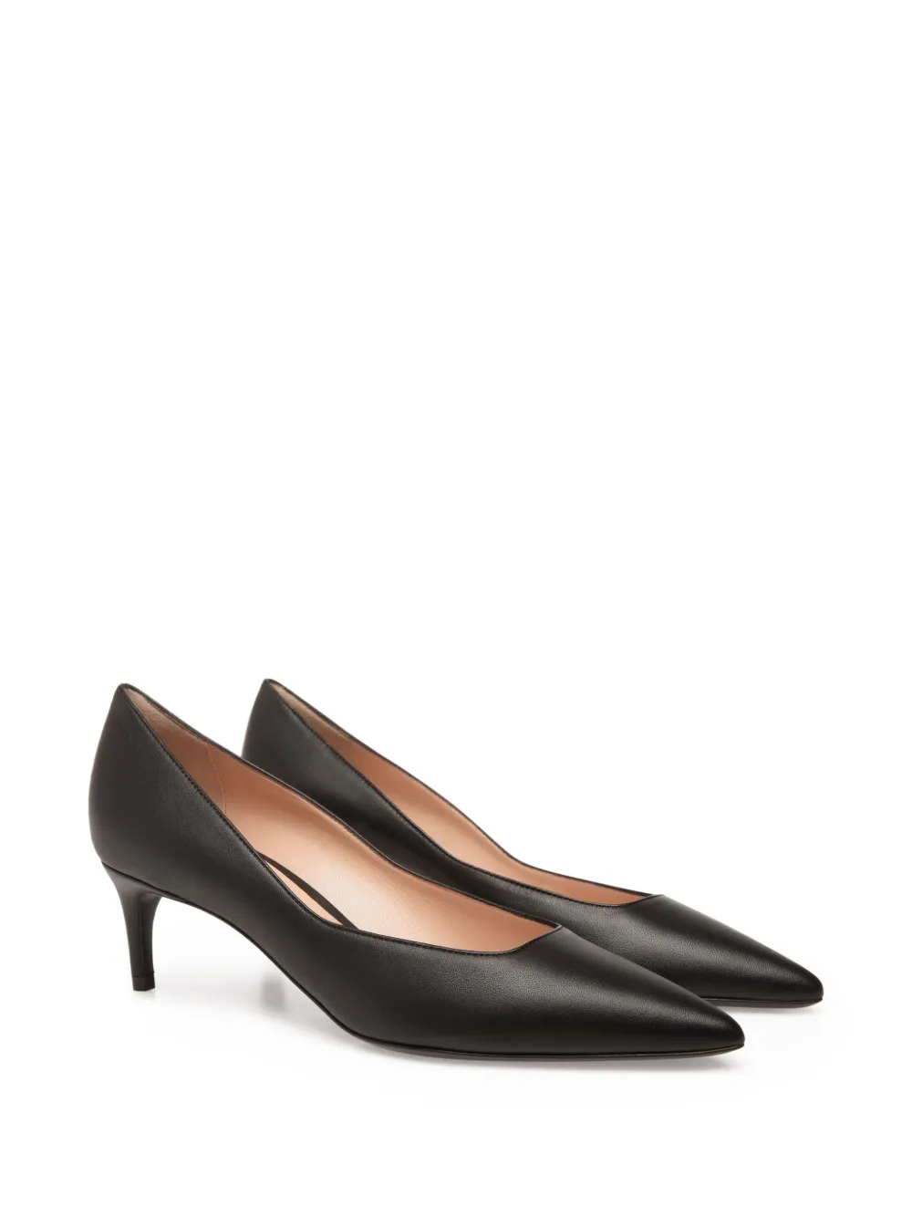 Bally leather pointed-toe pumps Zwart