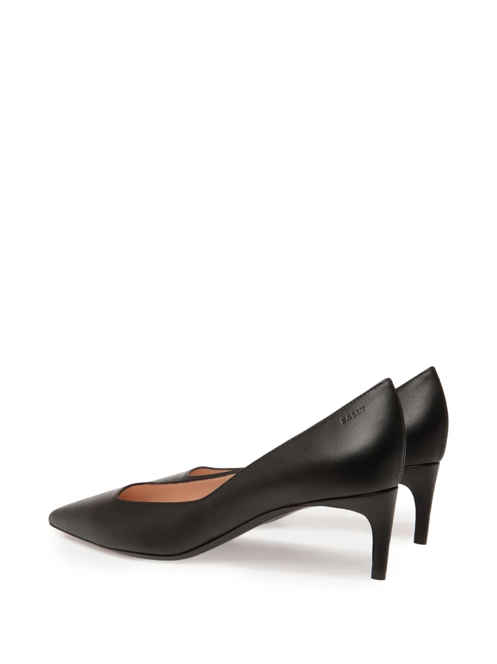 Bally leather pointed-toe pumps Zwart