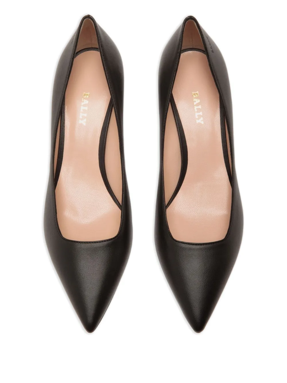 Bally leather pointed-toe pumps Zwart