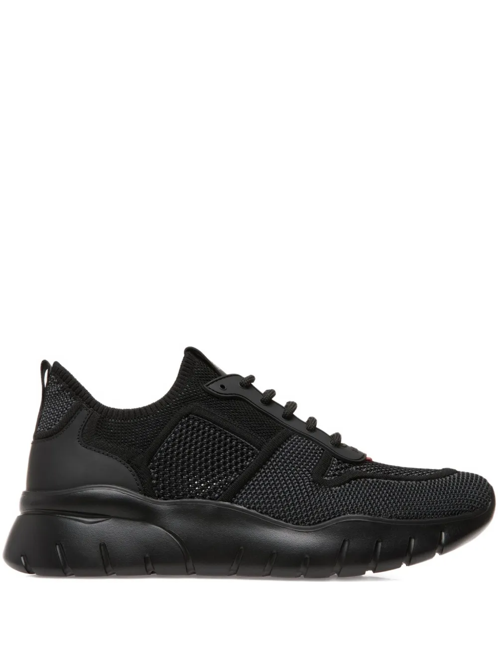 Bally Gebreide sneakers met lint Zwart