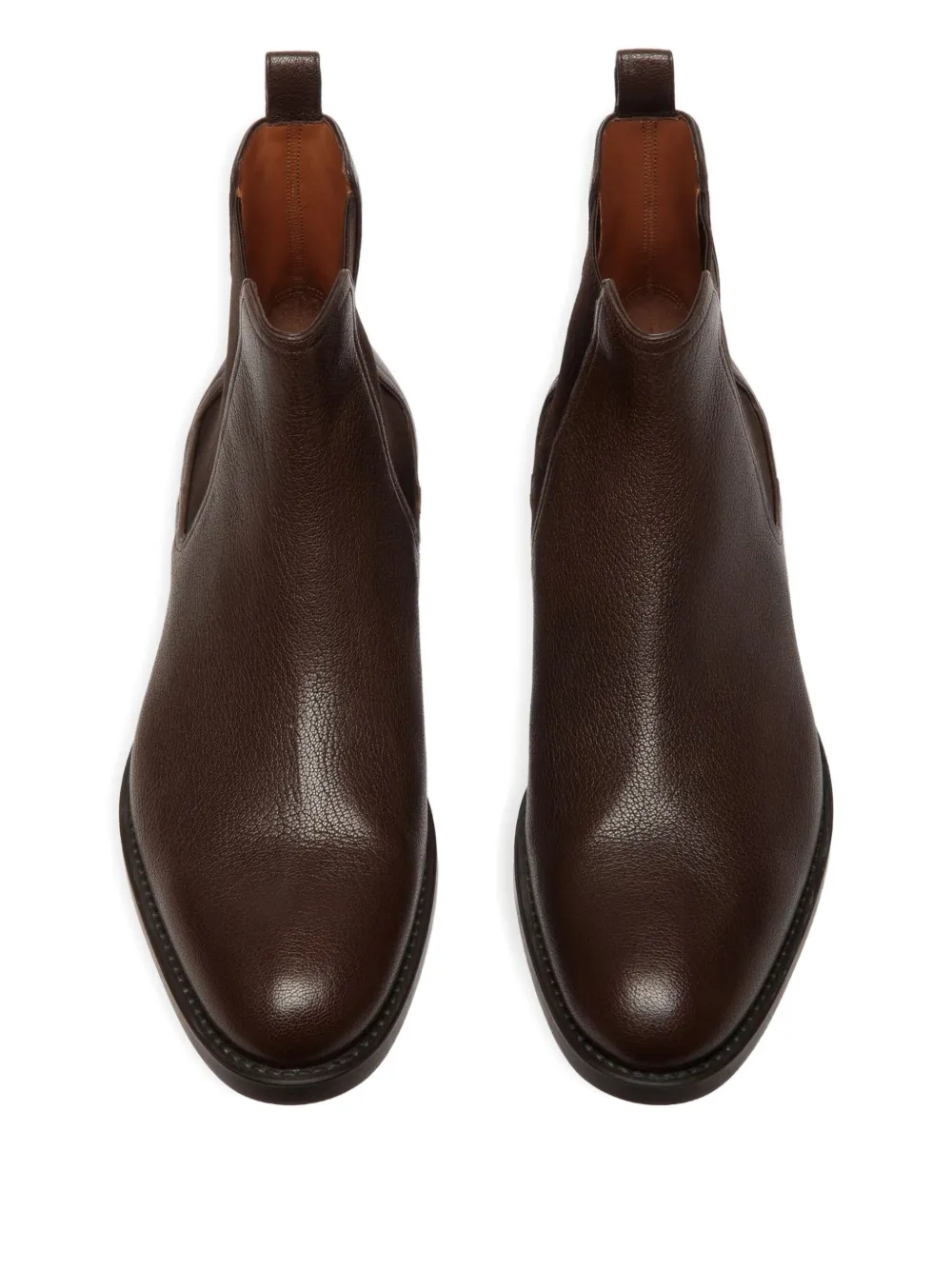 Bally Saffron leather boots Brown