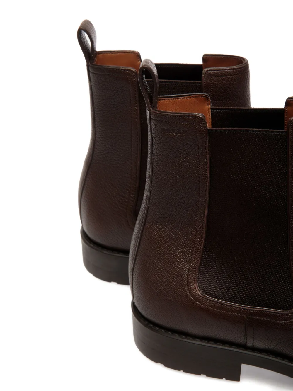 Bally Saffron leather boots Brown