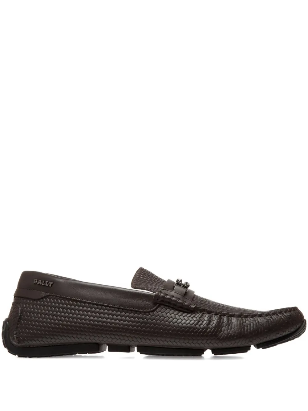 Bally woven leather chain loafers EBANO 21