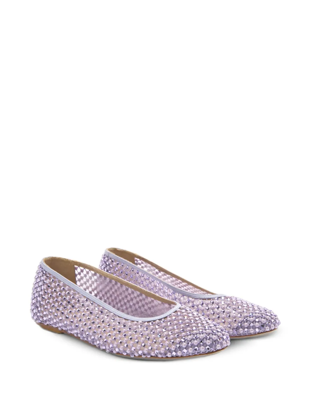 Genny crystal-embellished ballet flats | Image 2