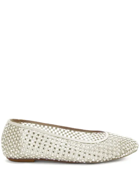 Genny crystal-embellished ballet flats