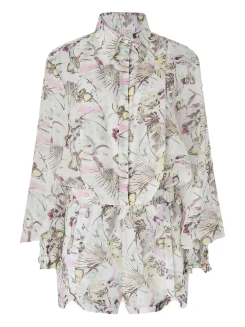 Genny floral ruffled jumpsuit