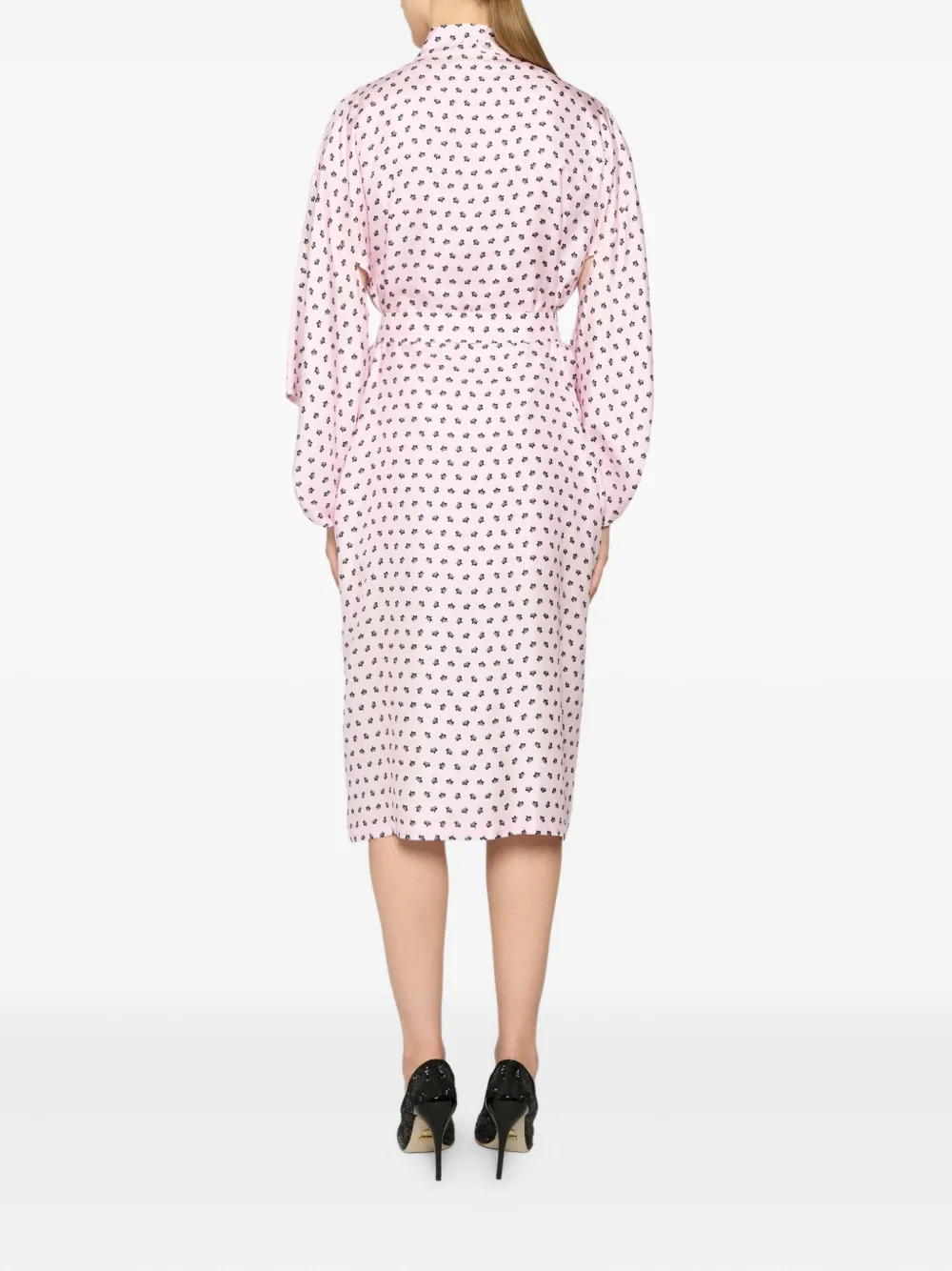 Genny Jurk met bloemenprint Roze