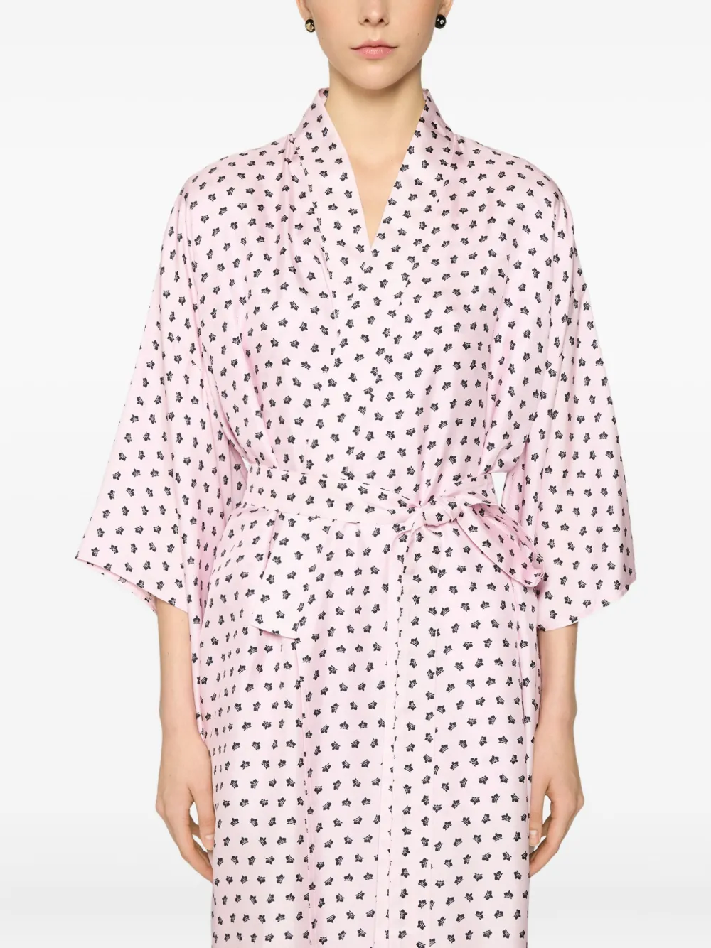 Genny Jurk met bloemenprint Roze