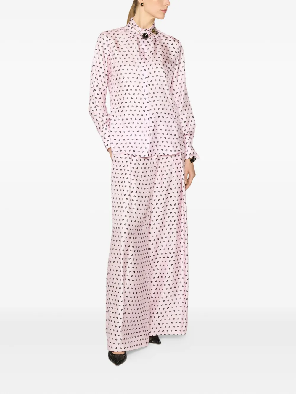 Genny floral-print silk shirt | Shirts | Image 2