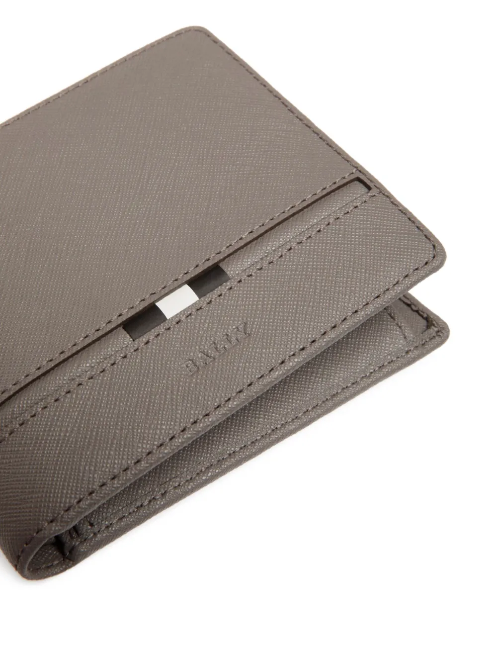 Bally Embossed Leather Wallet In Multi