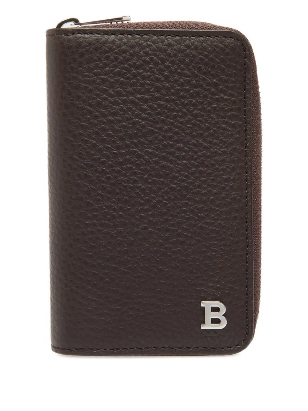 Bally Leren sleutelhanger Bruin