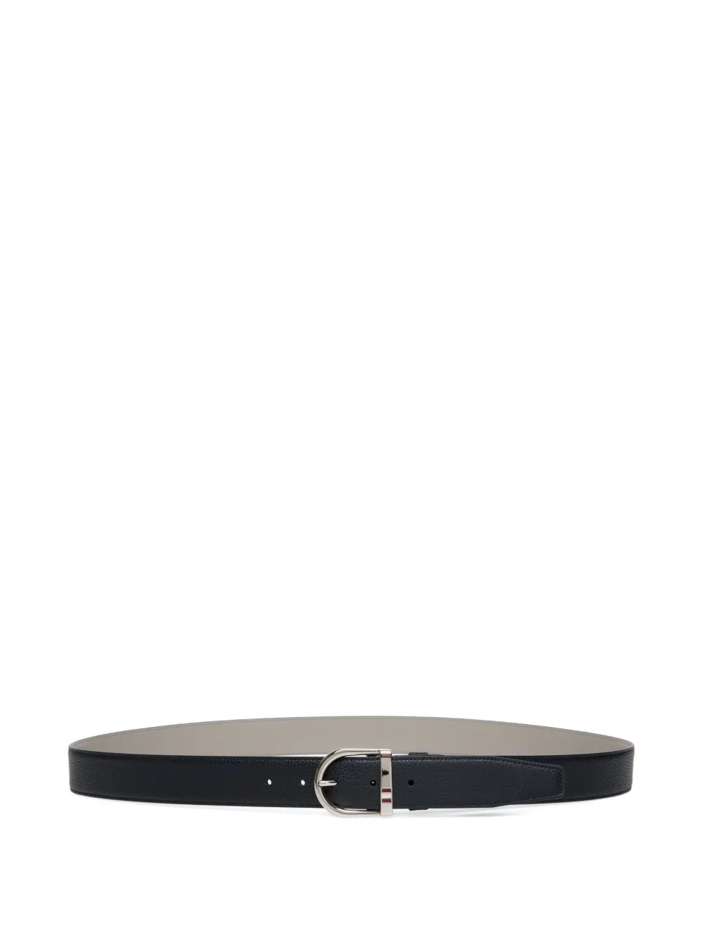 Bally reversible grained leather belt Blauw
