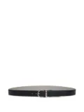 Bally reversible grained leather belt - Blue