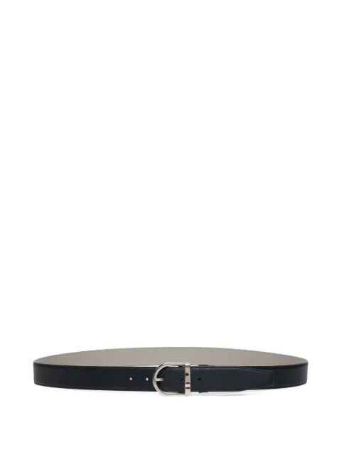 Bally reversible grained leather belt