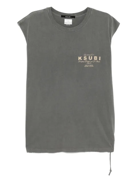 Ksubi cut-off cotton vest