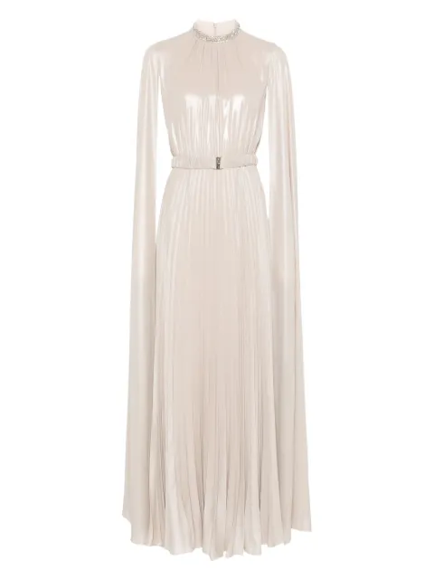 NISSA cape-design maxi dress