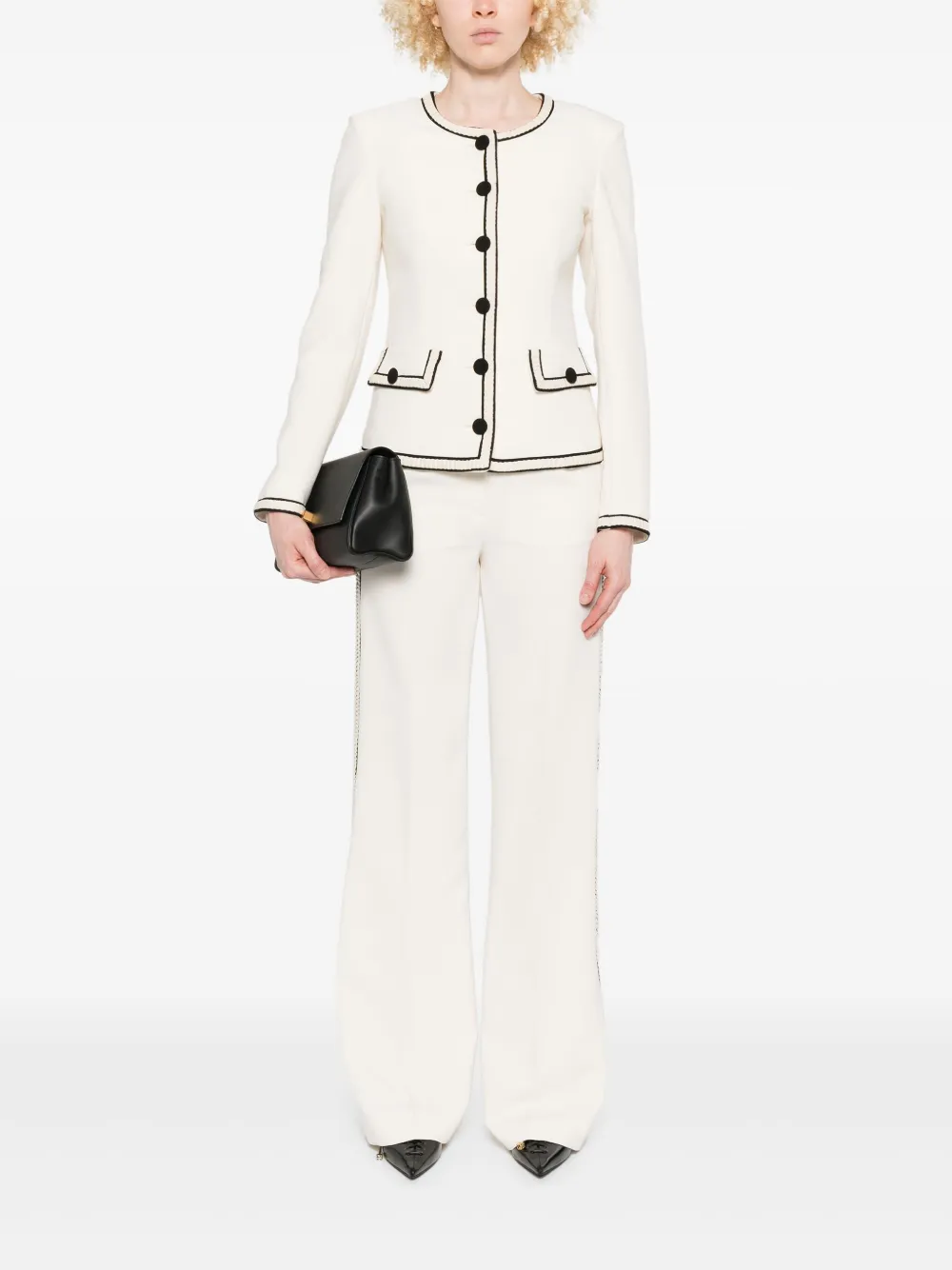 NISSA side-stripe trousers | High-Waisted Trousers | Image 2