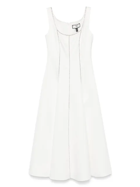 NISSA crystal-embellished midi dress