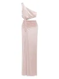 NISSA open-back ruched maxi dress - Pink