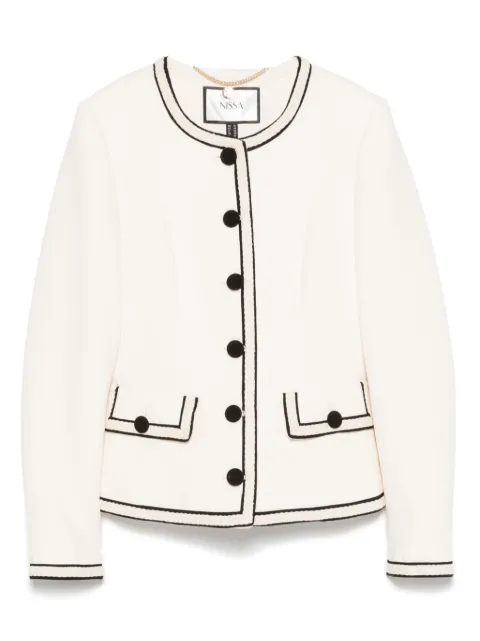 NISSA single-breasted suit jacket