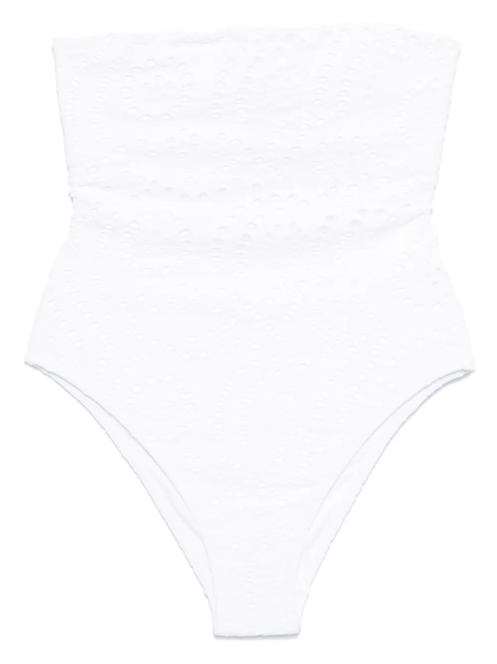MC2 Saint Barth maillot de bain à broderie anglaise | blanc | Image 1