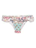 MC2 Saint Barth Kids floral-print swim briefs - Blue
