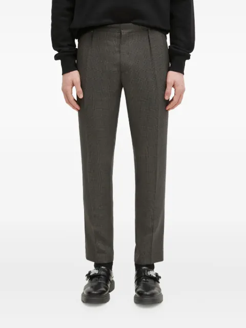 Paul Smith check-pattern elastic-back trousers