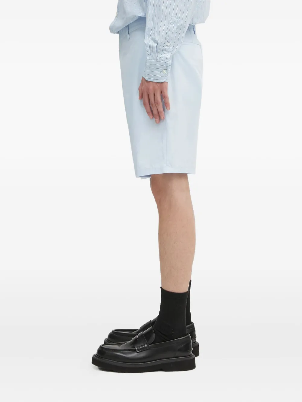 Paul Smith Shorts met platte voorkant Blauw