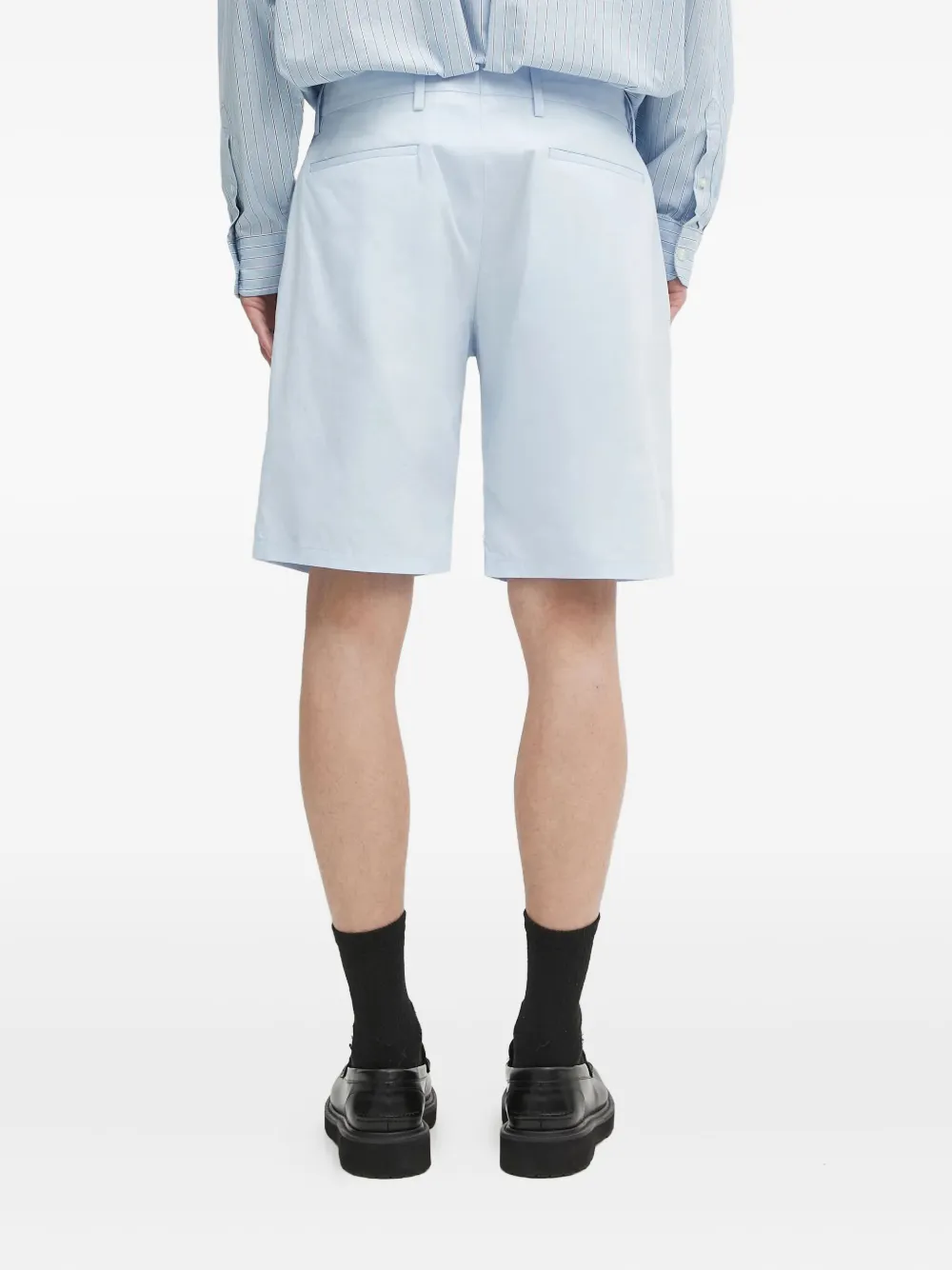 Paul Smith Shorts met platte voorkant Blauw