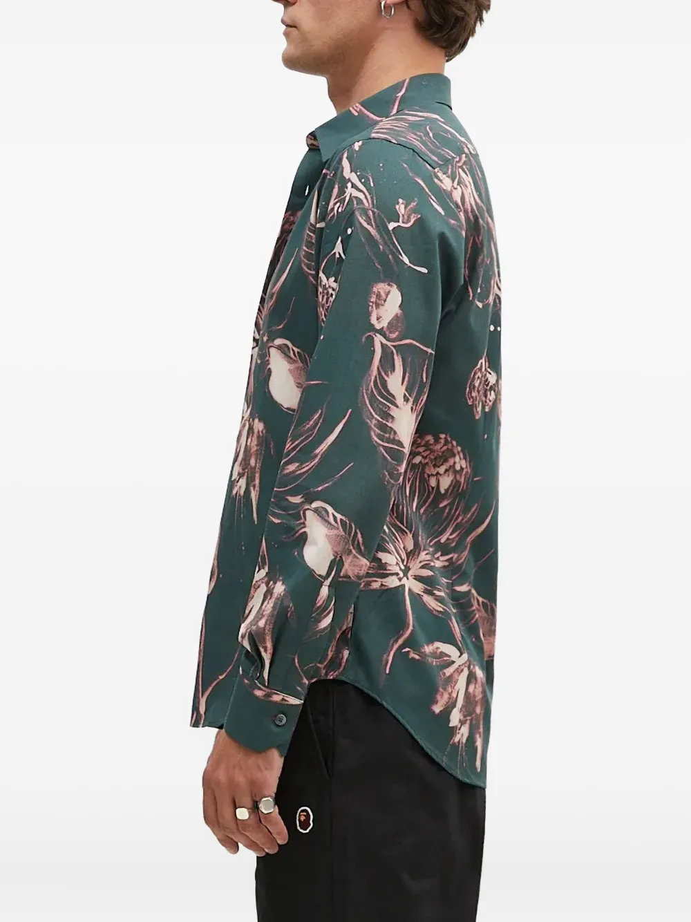 Paul Smith floral-print long-sleeved shirt | Image 2