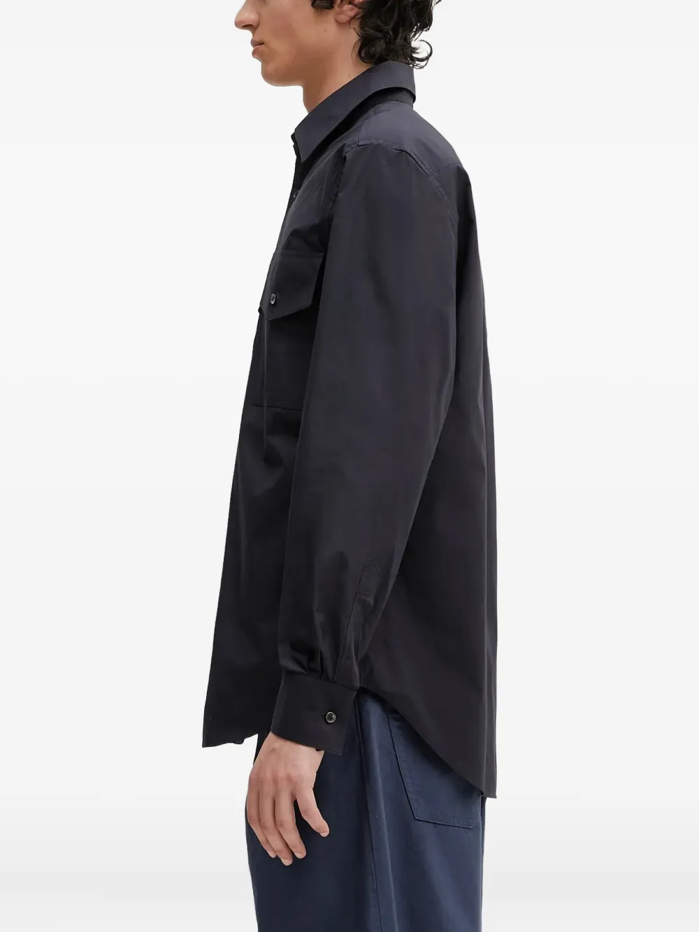 Paul Smith Overhemd met dubbele zak Blauw
