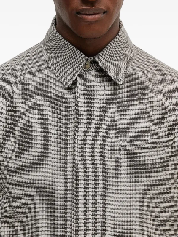 Paul Smith ハウンドトゥース コート | グレー | FARFETCH JP